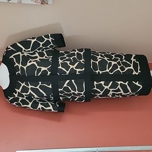 Offers!!!! ETCETERA Animal Print Skirt Suit Size 16